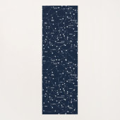Tapis De Yoga Blue Star Constellations Yoga Mat (Dos)