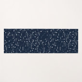 Tapis De Yoga Blue Star Constellations Yoga Mat (Devant (Horizontal))