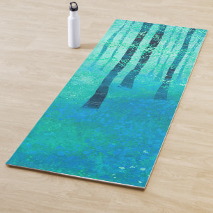 Tapis De Yoga Bluebell Woodland Paiinting