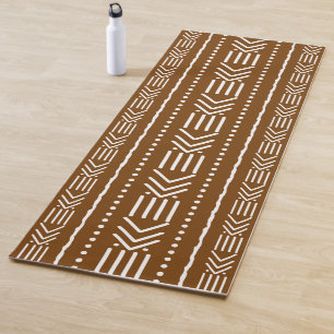Tapis De Yoga Bogolan Concepteur africain imprimé Yoga Matt