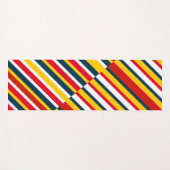 Tapis De Yoga Bohème rayé (Devant (Horizontal))