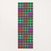 Tapis De Yoga Boho africain | Tissu boueux | Style Ankara (Dos)