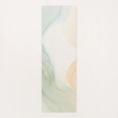 Tapis De Yoga Boho Alcohol Ink Mindful Calming Minimalist (Dos)