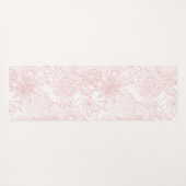 Tapis De Yoga Boho chic henné choral mandala image (Dos (Horizontal))