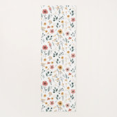 Tapis De Yoga Boho Fleur Sauvage (Dos)