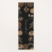 Tapis De Yoga Boho Floral Personnalisé (Devant)
