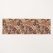 Tapis De Yoga Boho Floral Yoga Mat (Devant (Horizontal))