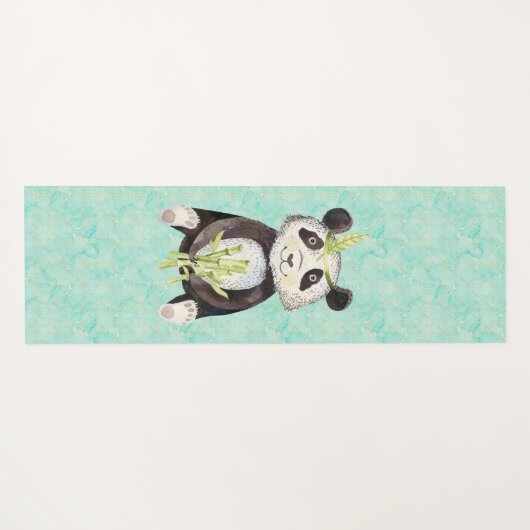 Tapis De Yoga Boho Headband Panda (Dos (Horizontal))