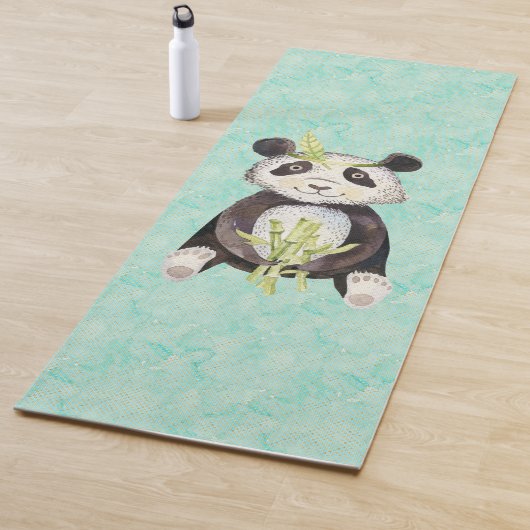 Tapis De Yoga Boho Headband Panda (En situation)