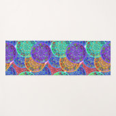 Tapis De Yoga Boho Mandalas | Belle (Devant (Horizontal))