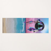 Tapis De Yoga Boho Native American Yoga Matt (Devant (Horizontal))