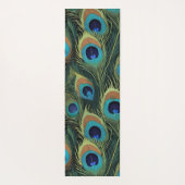 Tapis De Yoga Boho Peacock Feathers (Dos)