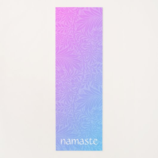 Tapis De Yoga Boho Pink Botanical (Devant)