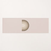 Tapis De Yoga Boho Rainbow Olive Earth Tons (Devant (Horizontal))