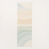 Tapis De Yoga Boho Waves Mindful Calming Minimalist (Dos)