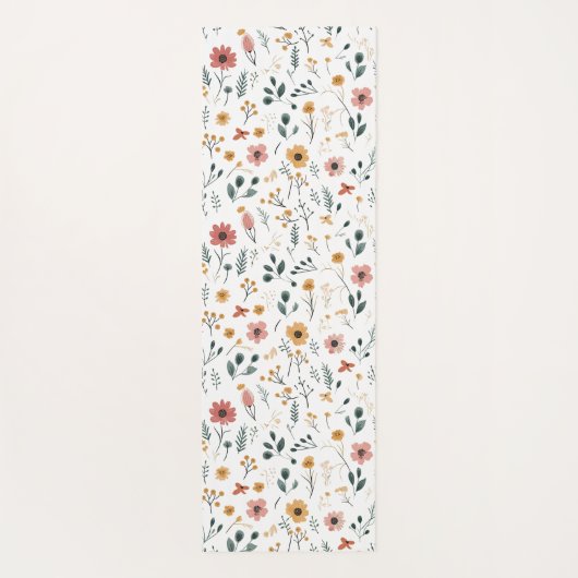 Tapis De Yoga Boho Wildflower (Dos)