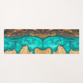 Tapis De Yoga Bois Simulé Inhabituel, Résine, Epoxy (Devant (Horizontal))