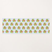 Tapis De Yoga Bonbons colorés au vin (Devant (Horizontal))