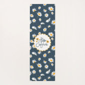 Tapis De Yoga Bonjour Sunshine Classic Jaune Daisies Fleurs (Dos)