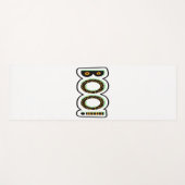 Tapis De Yoga BOO Halloween (Devant (Horizontal))