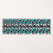 Tapis De Yoga Boomerangs rétro (Devant (Horizontal))