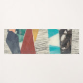 Tapis De Yoga Bordure couleur II (Devant (Horizontal))