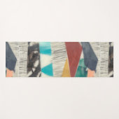 Tapis De Yoga Bordure couleur II (Devant (Horizontal))