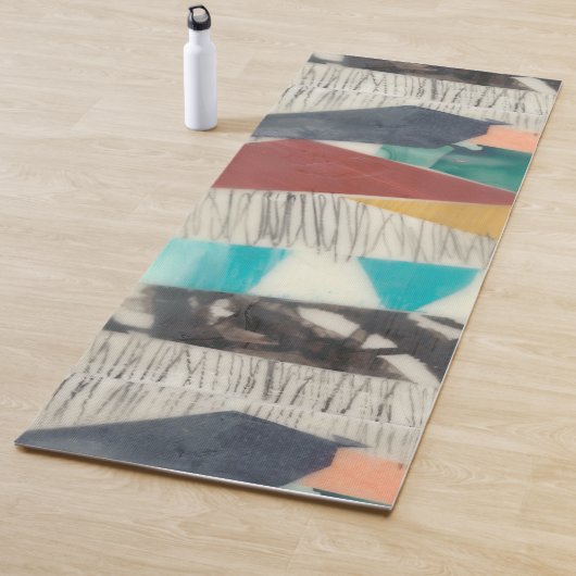 Tapis De Yoga Bordure couleur II (En situation)
