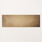 Tapis De Yoga Bouddha Brown Personnalisé (Dos (Horizontal))