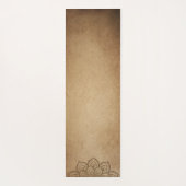 Tapis De Yoga Bouddha Brown Personnalisé (Dos)
