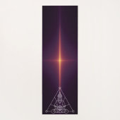 Tapis De Yoga Bouddha de géométrie sacrée (Dos)