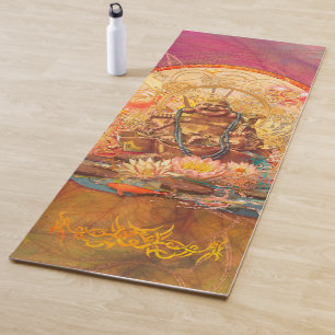TAPIS DE YOGA BOUDDHA L'ÉCLAIRANT