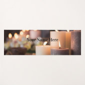 Tapis De Yoga Bougies (Devant (Horizontal))