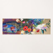 Tapis De Yoga Bouquet de fleurs par Odilon Redon (Devant (Horizontal))