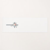 Tapis De Yoga Bouquet de foi (Devant (Horizontal))