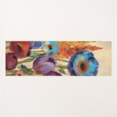 Tapis De Yoga Bouquet des fleurs (Devant (Horizontal))