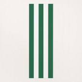 Tapis De Yoga Bouteille vintage classique Vert & Blancs (Dos)