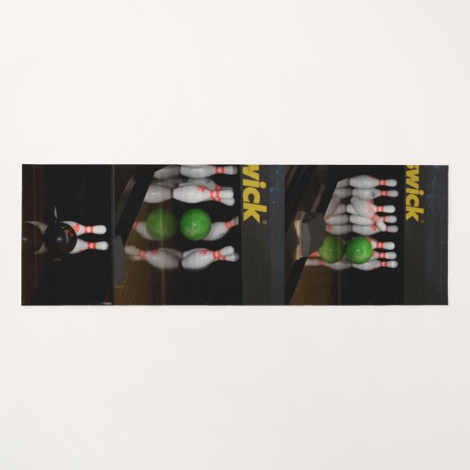 Tapis De Yoga Bowling (Devant (Horizontal))
