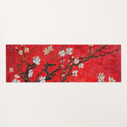 Tapis De Yoga Branches d'Amandiers en fleurs, Van Gogh (Dos (Horizontal))