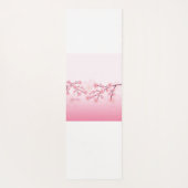 Tapis De Yoga Branches de fleurs de Sakura rose (Dos)