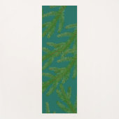 Tapis De Yoga Branches de sapin vert festif (Devant)