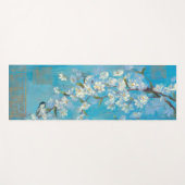 Tapis De Yoga Branches fleurissantes (Devant (Horizontal))