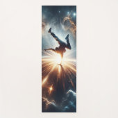 Tapis De Yoga Breakdancer en action, Ai, Action dans la Galaxie (Devant)