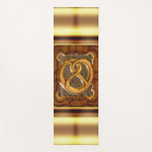 Tapis de yoga bretzel or (Devant)