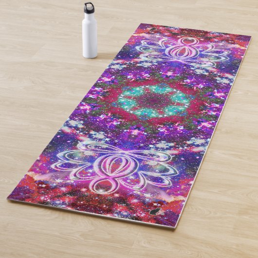 Tapis De Yoga Brilliance Zen Lotus Star Kaleid (En situation)
