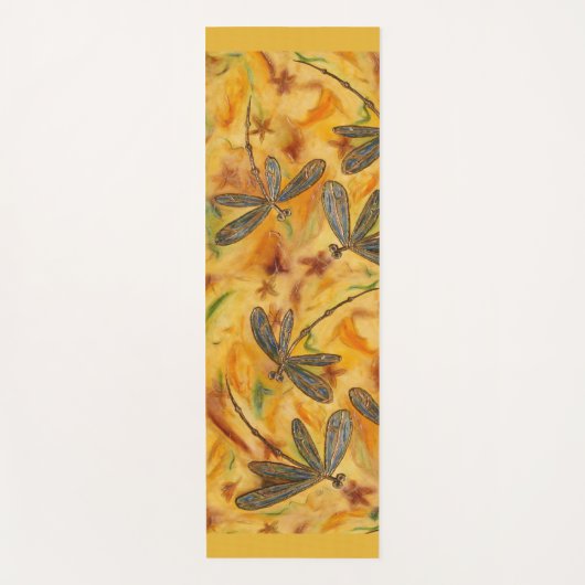 Tapis De Yoga Brise chaude de la libellule (Devant)