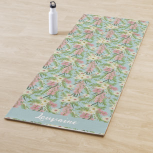 Tapis De Yoga Brosse Australienne Pays Jardin Bleu Yoga Ma