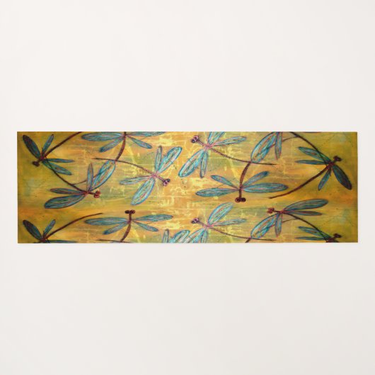 Tapis De Yoga Brouillard de libellule (Dos (Horizontal))