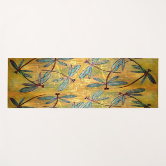 Tapis De Yoga Brouillard de libellule (Devant (Horizontal))