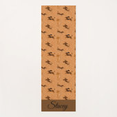 Tapis De Yoga Brown et Tan Dachshund Yoga Mat (Devant)